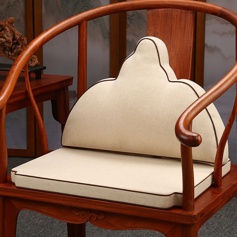 极速新中式沙发靠山枕坐垫抱枕客厅异G形靠垫山形靠包中国风腰枕