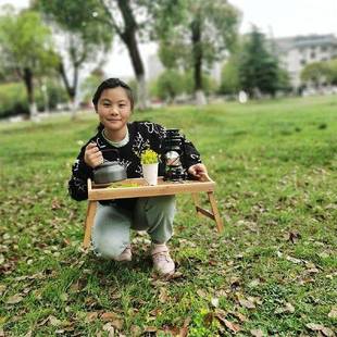 Folding Picnic Bamboo BDamboo Camping Table 极速Picnic