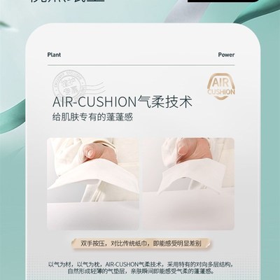 极速Facial Tissue Napkin Paper 4 Ply SIcentless 60 Count 10P