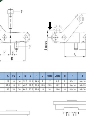 极速CUMSA标准 EP模板加速器 二次顶出装置加L速顶出机构EP20 25