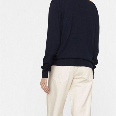 速发2023 Fall/Winter New V-Neck Geometric Pattern Knit Wool
