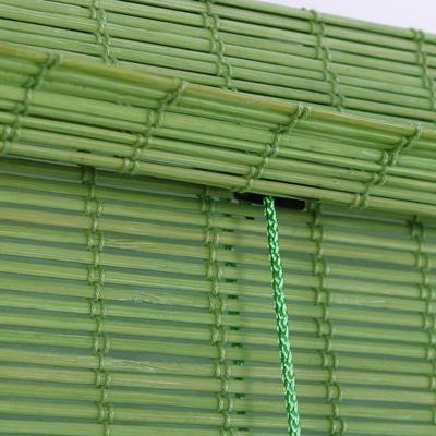 sunshade balcony green bamboo fine roller 速发Bamboo shutter