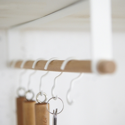 新品Kitchen riack punch-free Japanese style new hook hanging