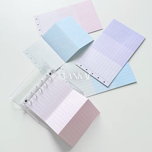 m5低饱和彩色活页替芯