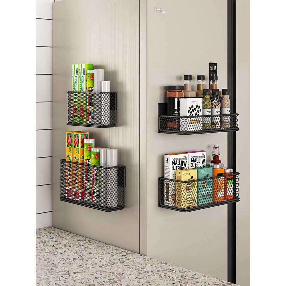 厨房冰箱磁吸置物架保鲜袋纸巾免打孔侧面夹缝调料架保鲜膜收纳架,家装灯饰光源,其它灯具灯饰,淘宝优惠券,粉丝福利购,淘宝优惠卷