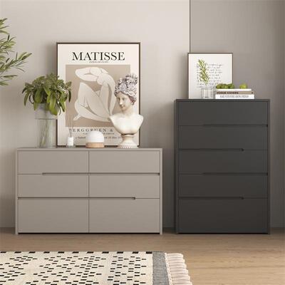 简约现代五斗柜实木卧室储物柜斗柜多功能小户型轻奢抽屉柜床尾柜