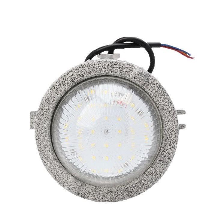 高品质LED防爆灯免维护化工厂车间照明节能灯圆形仓库应急投光灯