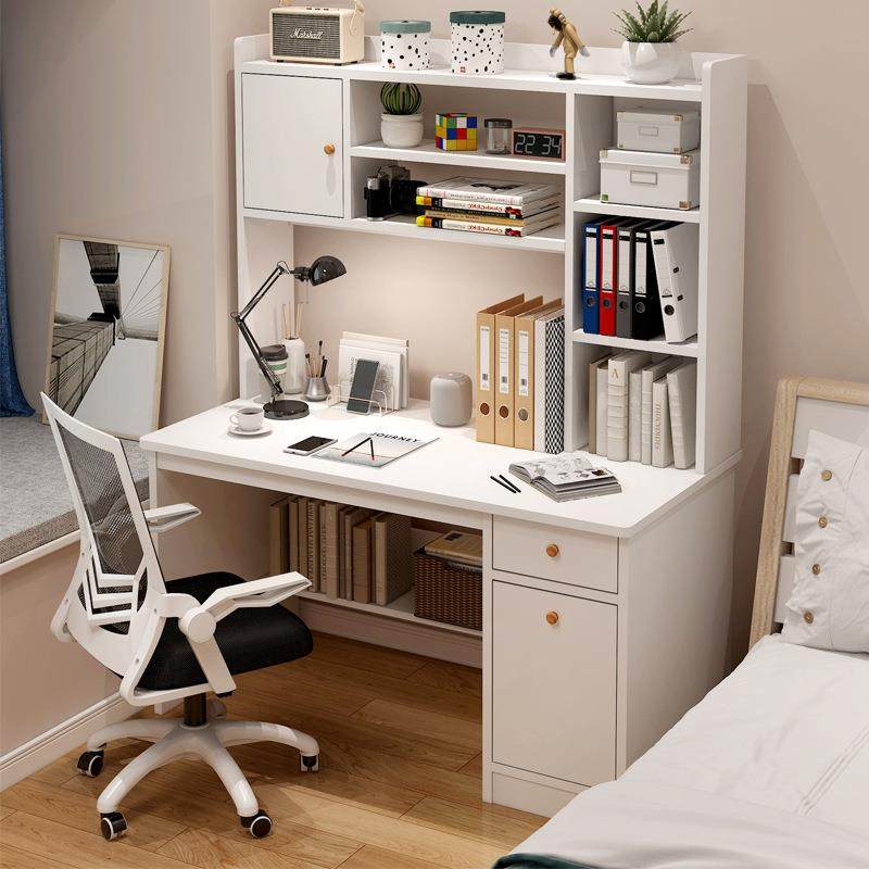 书桌学生家用书架书柜一体电脑桌初中生卧室写作业桌学习写字桌,家装灯饰光源,其它灯具灯饰,淘宝优惠券,粉丝福利购,淘宝优惠卷