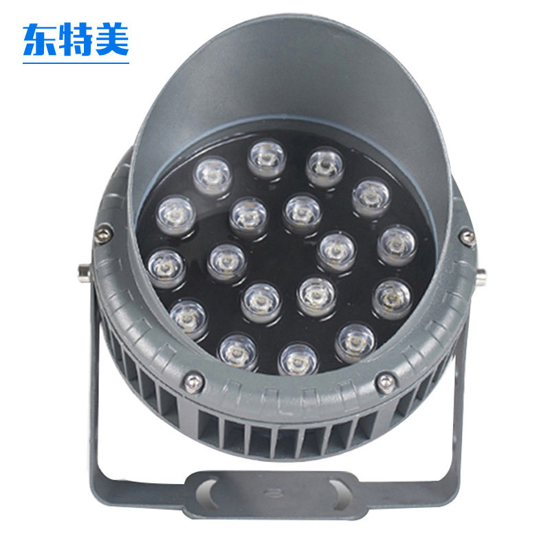 户外鸟窝led树灯可调光一束光5W圆形草坪灯射树泛光灯RGB投光灯