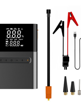 无线充电汽车手持acdc家用小轿车电动便携轮胎气泵应急电源充气泵