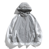 冰感透气防紫外线upf50 夏季 防晒衣女户外薄款 连帽运动外套防晒服