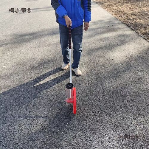 热销手推石灰划线车神器农田开沟工地施J工撒灰器基建道路划线工