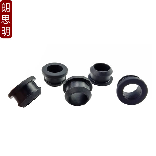 热销矽胶倒扣通孔护线圈工字型护套橡胶卡扣式O过线圈双面密封圈