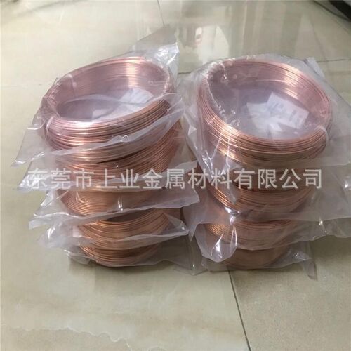 热销供应T2紫铜i盘管 空调制冷T2紫铜盘管 导电毛细紫铜盘管 扁铜