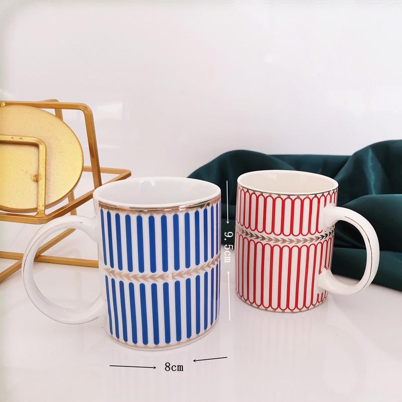 热销创意大理石纹陶瓷漱口杯刷牙A杯子洗漱杯情侣杯牙刷杯浴室洗
