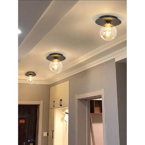 北欧创意过道走廊灯现代简约入户玄关天花门厅灯通道衣帽间吸顶灯