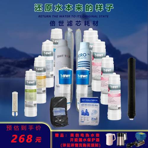 德国BWT倍世末端超滤直饮机纯水机替换滤芯软水机中央净水器耗材