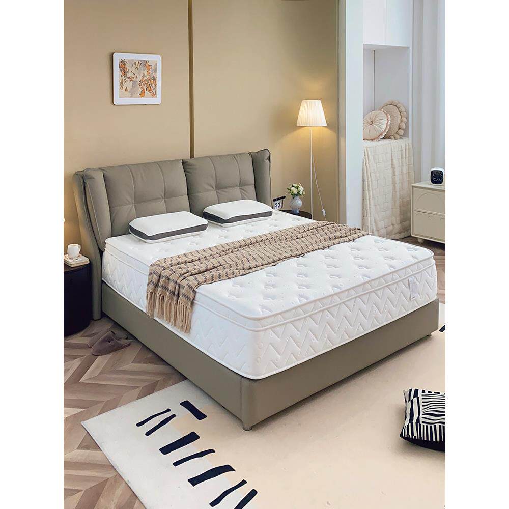 床垫十大名牌五星级酒店家用软垫加厚超软乳胶压缩独立弹簧席梦思