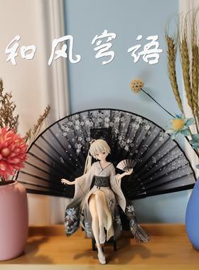 创意装饰摆件家居饰品小清新和风穹妹客厅玄关小酒柜书架摆设礼物