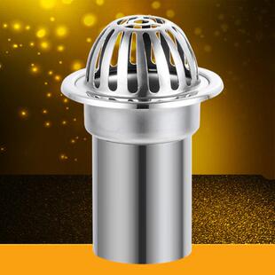 不锈钢天台地漏天沟屋面雨水槽雨水斗阳台落水斗75/110/150管防堵