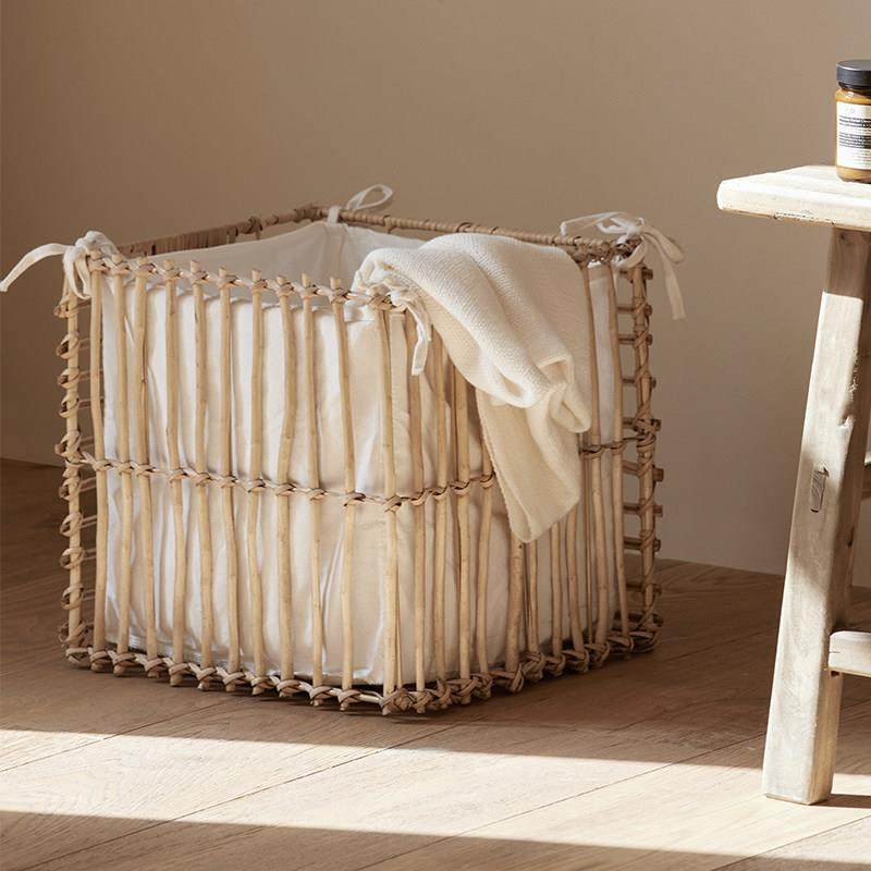 手工藤编脏衣服收纳筐酒店民宿浴巾筐洗衣篮衣物换洗脏衣篓脏衣篮,收纳整理,脏衣篮,淘宝优惠券,粉丝福利购,淘宝优惠卷