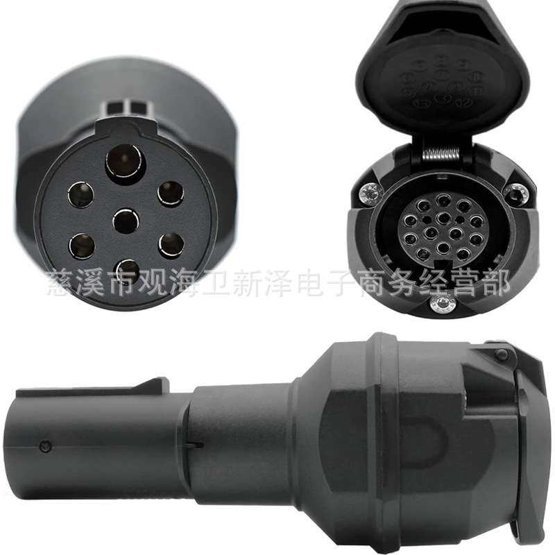 适用于7 针卡车的电压转换器,24V 转 12V, 13 针拖车带降压功能