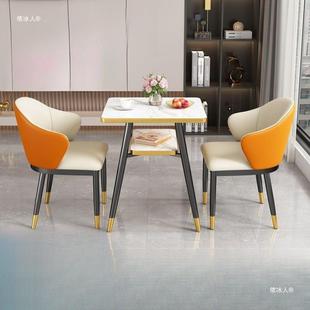 简约洽谈接待可收纳桌椅会客休闲桌子办公室休息区阳台小圆桌组合