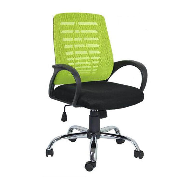 上海简约时尚职员电脑办公网布座椅家用旋转升降透气靠背员工椅子
