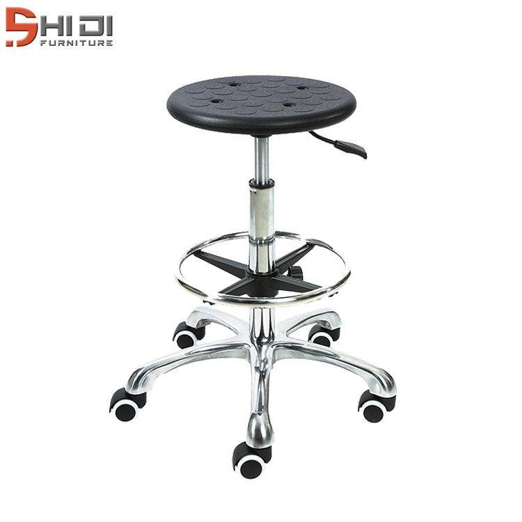 防静电凳子升降实验室凳子圆凳四孔工作凳子防静电椅子ESDSTOOL