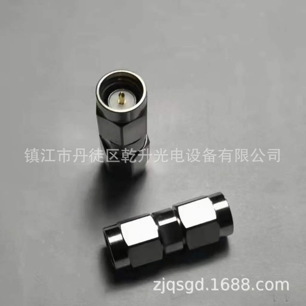 乾升光电 SMA-JJ 公对公不锈钢接头 18G 射频同轴连接器 厂家直销