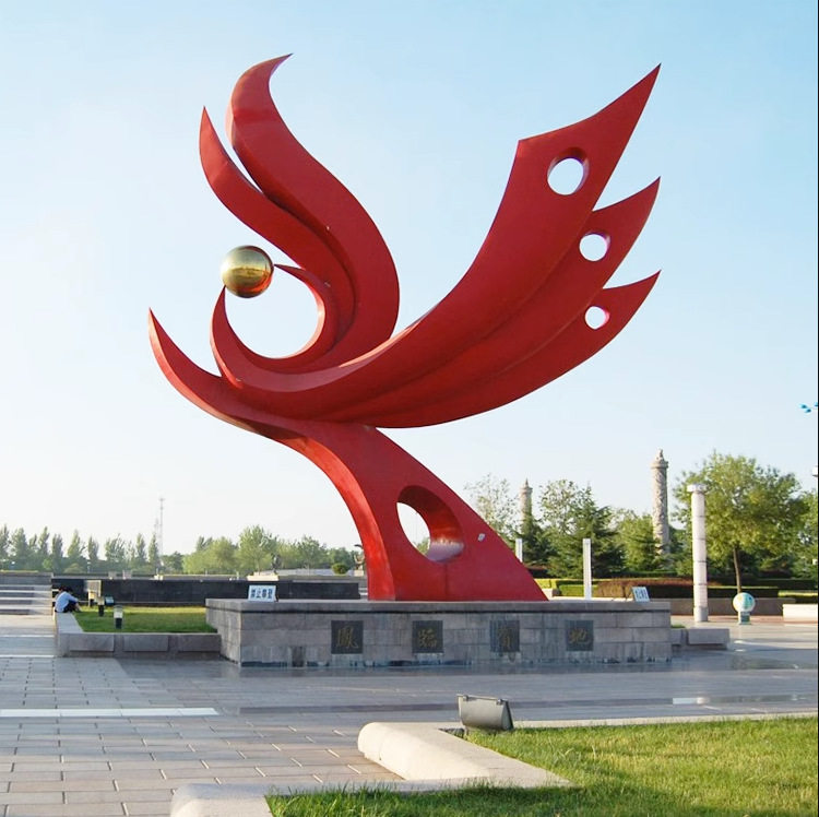 大型不锈钢雕塑制定玻璃钢雕塑广场标志户外公园卡通创意人物造型