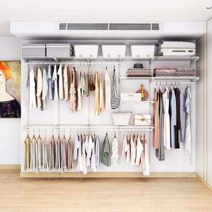 3.2米宽开放式 衣帽间卧室砌墙衣柜金属衣柜架收纳架