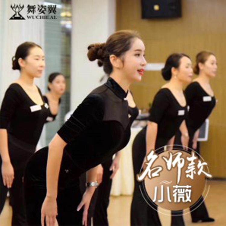 舞姿翼礼仪衣女形体练功服走秀2020新款中国风古典舞蹈套装XT015