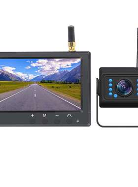 4.3寸5寸超清AHD1080P数字无线倒车后视系统无线200米信号稳定