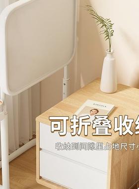 床边桌可移动升降电脑桌折叠书桌万向轮卧室桌子办公沙发边几角几