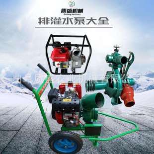 应急排污6寸水泵蜗壳式混流泵园林绿化抽水泵一体机