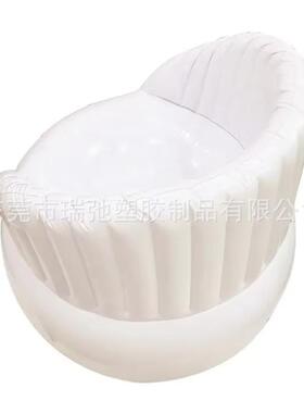 工厂定制充气pvc新款白色儿童室内休息柔软宝宝沙发