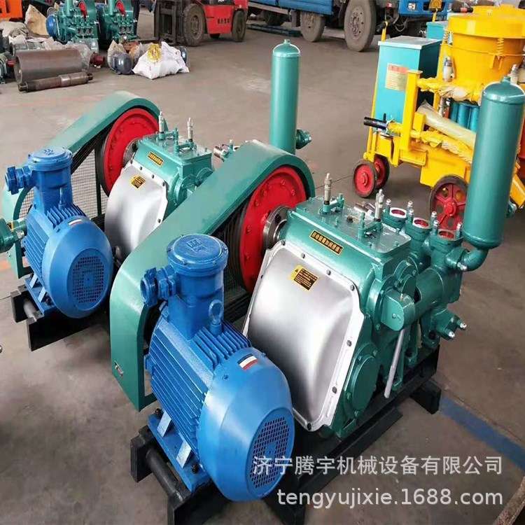 供应 地质钻探隧道用注浆机 卧式三缸往复式注浆机 BW250注浆泵价