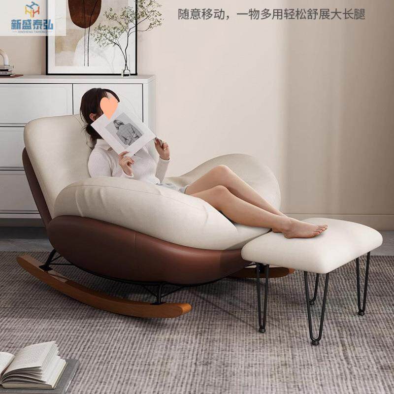 网红企鹅椅摇椅舒适躺椅懒人躺椅沙发单人客厅卧室家用室内休闲椅