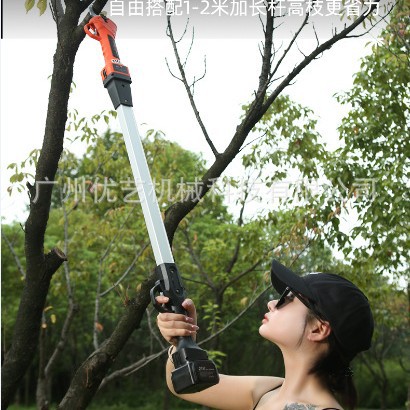 防剪手嘉力猫5.3 5.7公分开口电动剪刀果树充电式修枝剪剪树神器