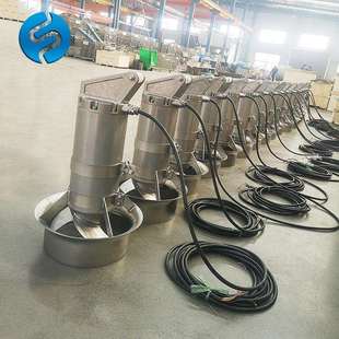 320 740 生物池潜水搅拌机选型污泥池搅拌器QJB2.2