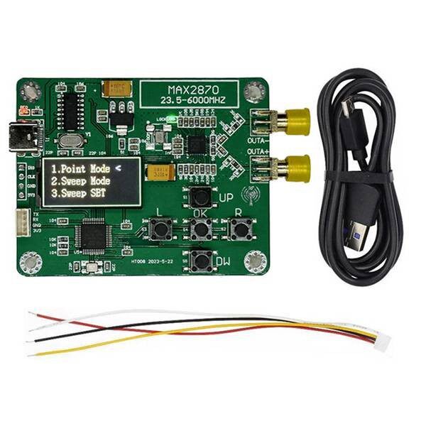 LTDZ_MAX2870_STM32_23.5-6000Mhz信号源23.5-6000M串口控制