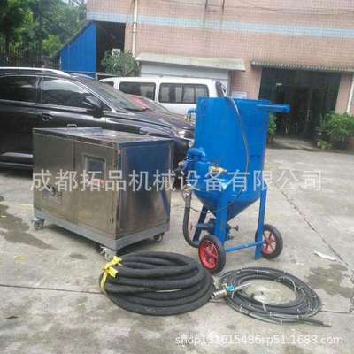 生产陶瓷喷砂机喷砂罐通过式喷砂机除油漆喷砂机模具全自动