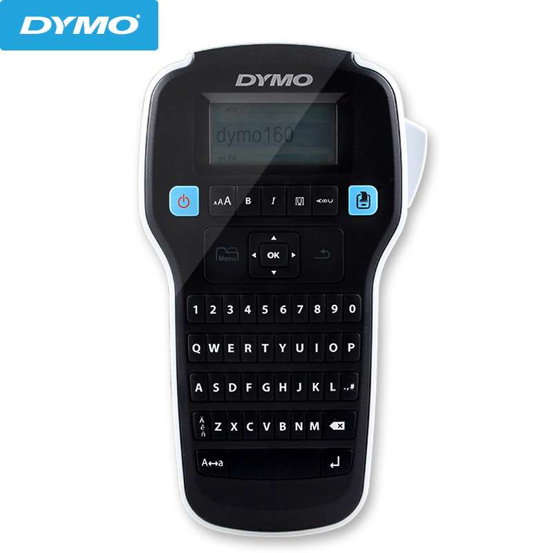 Dymo达美LabelManager160不干胶线缆分类标签打印机LM160中文英文