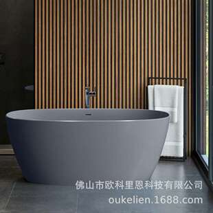 欧科里恩亚克力人造石精选一体成型浴缸盆批量工程