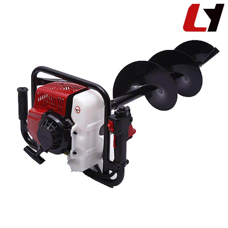 农用汽油钻孔机轻便式挖坑机多用途73cc手提挖坑机