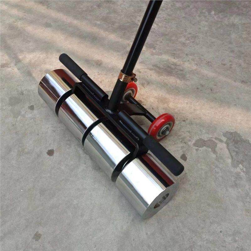 压辊塑胶地板PVC施工工具地板铺设50公斤压滚压实不锈钢电镀