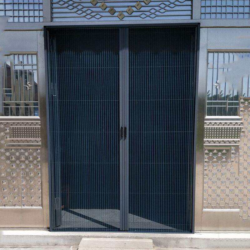 折叠门隐形推拉门伸缩沙门铝合金防蚊纱窗门防蚊门帘无轨纱门家用