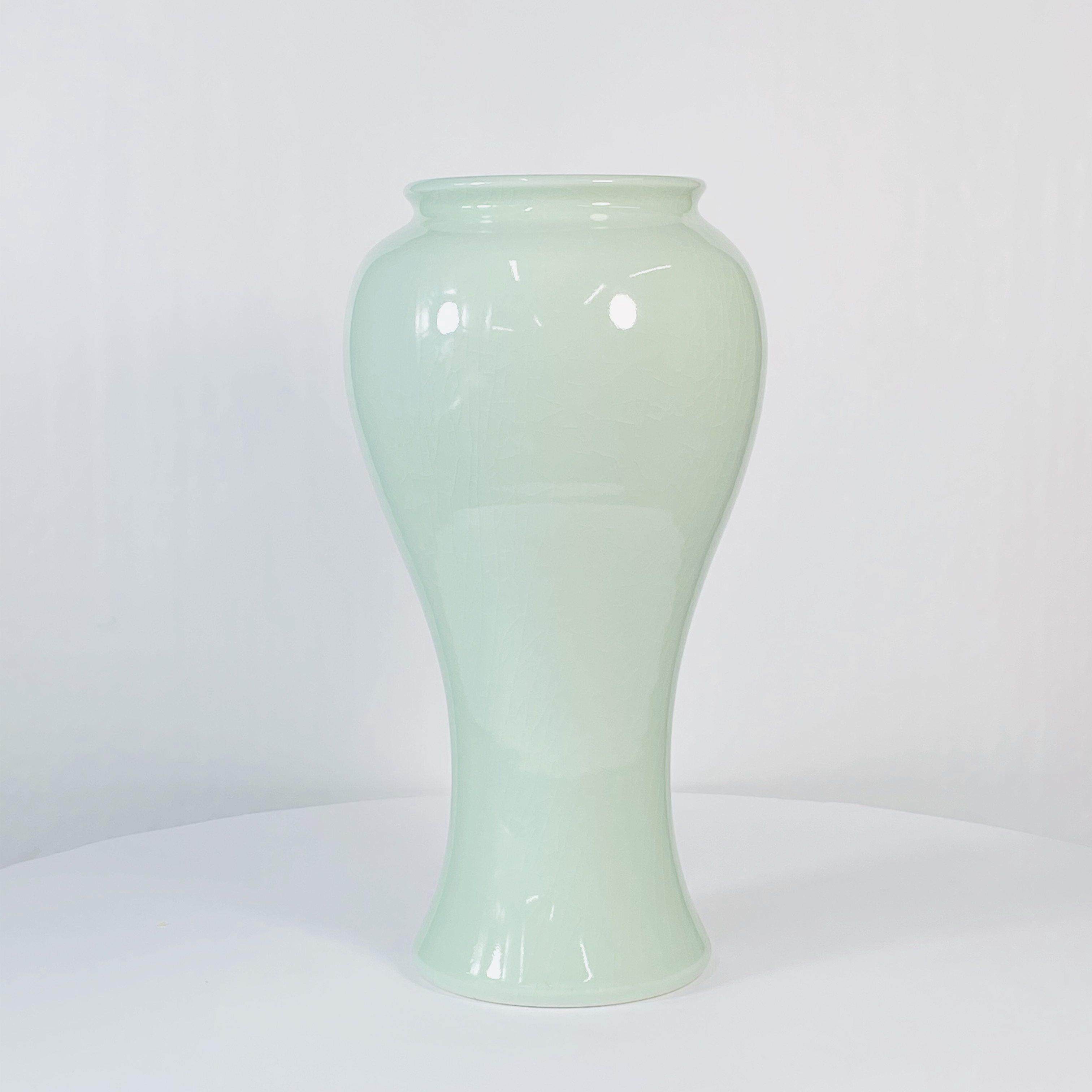 景德镇高温陶瓷花瓶【冰裂纹大口美人瓶】,家居饰品,花瓶,淘宝优惠券,粉丝福利购,淘宝优惠卷