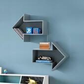 饰品 墙面置物架壁挂箭头创意房间墙上装 饰品现代儿童房放装 架子